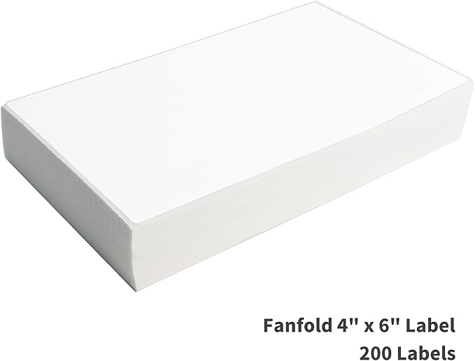 L LIKED 200 4x6 Thermal Labels Fanfold, Direct Thermal Shipping Labels - Image 3