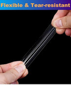 Super Thin Double Sided Adhesive Tape 1Inch x 66Feet Transparent Sticky Tape - Image 6