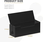 Cable Management Box, 2 Open Slots Cords Hider Box, Under Desk Power Strip - Image 3
