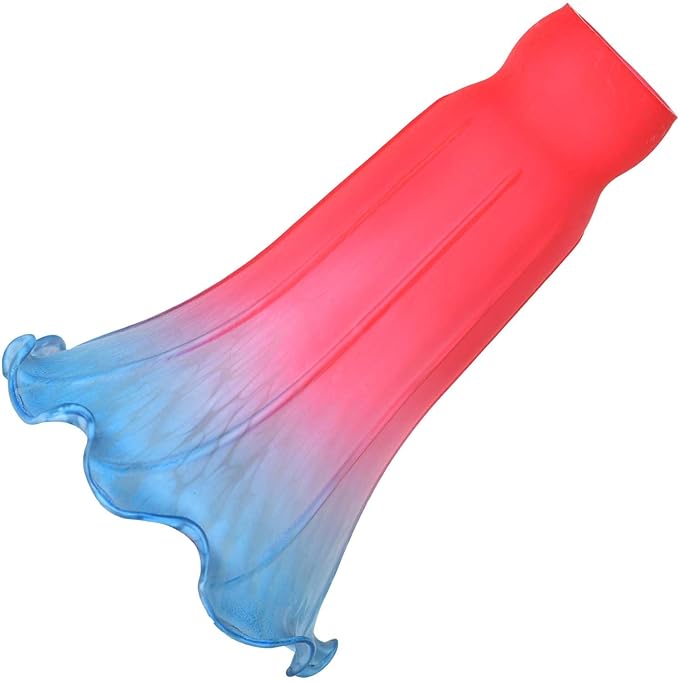 Bieye LS67 Lily Flower Blown Glass Lampshade by Bieye