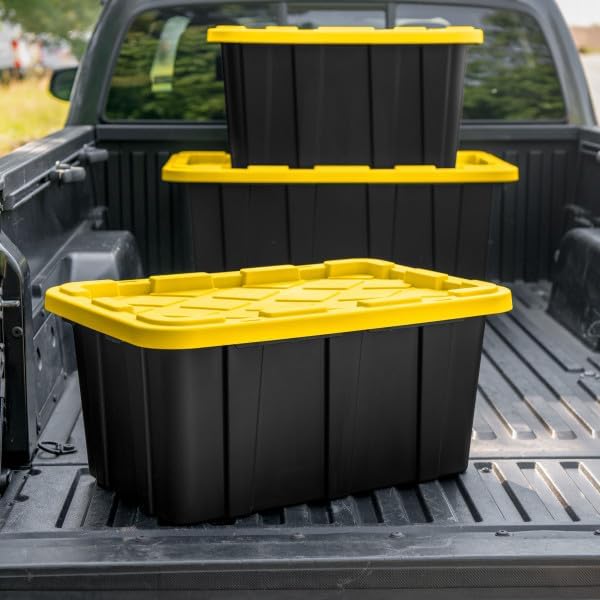 Sterilite 6-Pack Industrial Tote, Plastic Storage Container Bins - Image 9