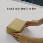 PHAREGE 6x4x3 inch Shipping Boxes Bulk 25 Pack Brown, Tab Lock Tuck Top Mailer - Image 7