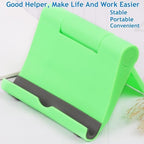 JUSDIQIR Cell Phone Stand for Desk Foldable Cell Phone Holder Desk Tablet - Image 3