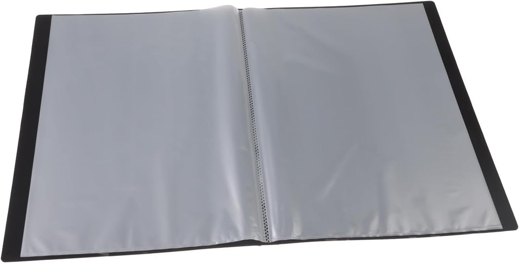 HF2 A3 Display Book Deluxe with 20 Pockets - Black