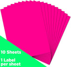 JAM PAPER Full Sheet Shipping Labels - Image 2
