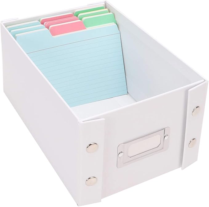 Snap-N-Store Index Card Holder Storage Box - Image 2