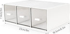 Desk Drawer Organizer, Stackable Storage Drawers, Plastic Compact Desk Storage - Image 3