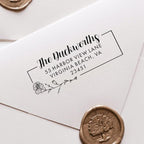 Custom Floral Address Stamp | Choose from 12 Designs | Multiple Ink Color - Image 3