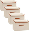 Tuza 4 Pack Large Fabric Storage Bins by TidySpaceSoftlyStyled