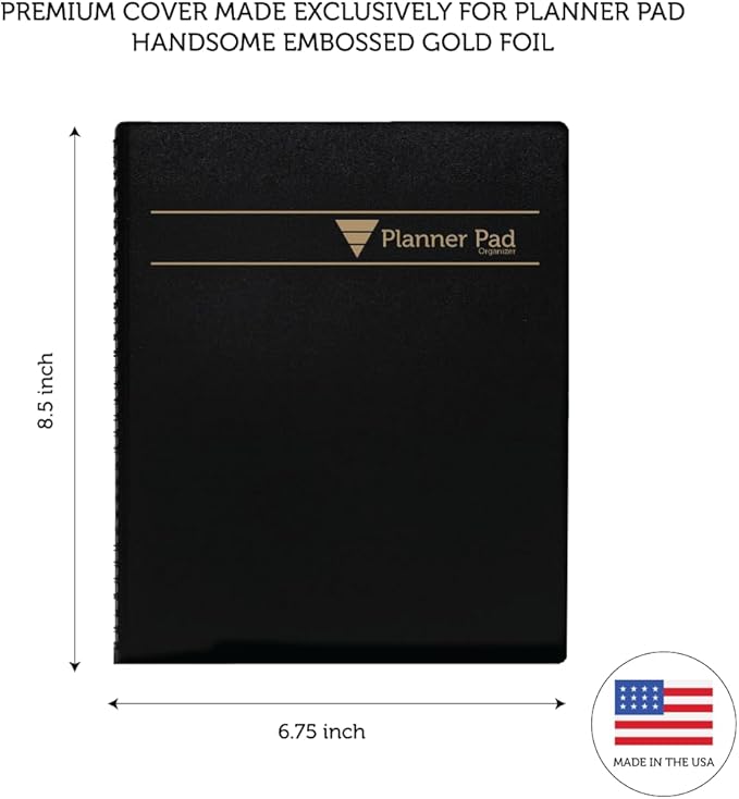 Planner Pad Spiral Bound January-December 2026/ Calendar Year 6 3/4" x 8 1/2" - Image 6