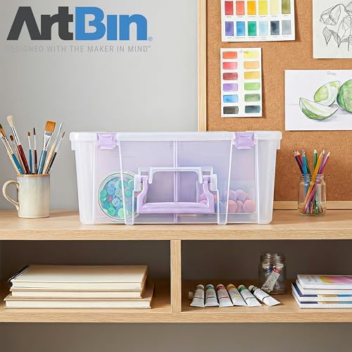 artbin super satchel double deep, 8-compartment craft box, view 10