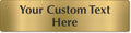 SmartSign Custom Brass Sign