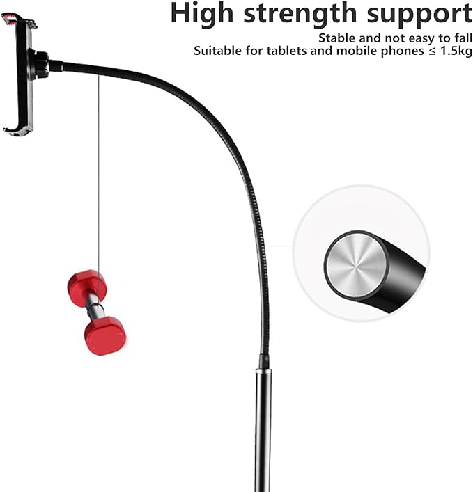 Shurzmotic Tablet Floor Stand, Phone Mount Bracket Holder, Flexible Move 360° - Image 7