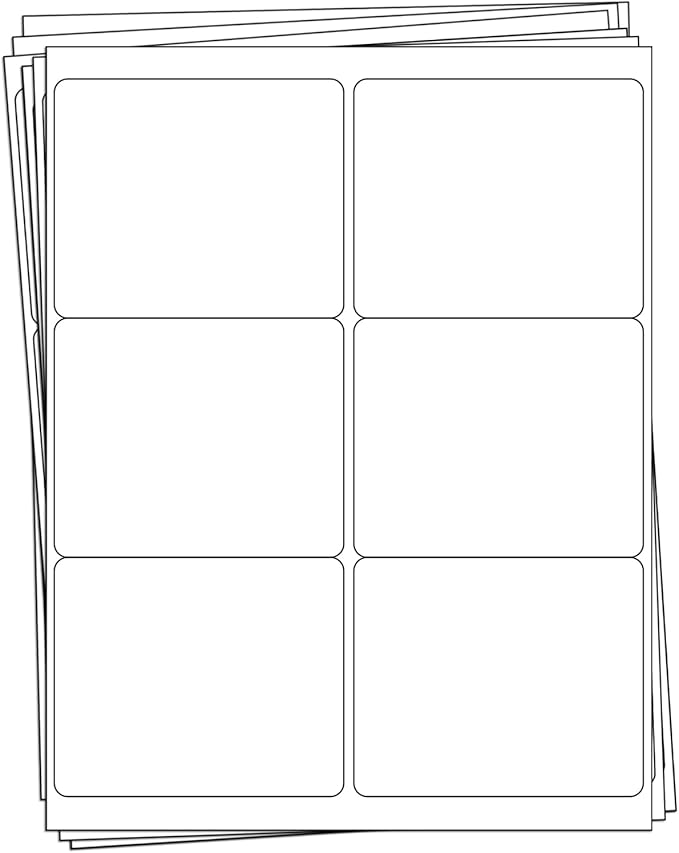 BESTEASY 3-1/3 X 4 Inches Shipping Address Labels, Thermal Sticker Labels by BESTEASYLABELPRINTER