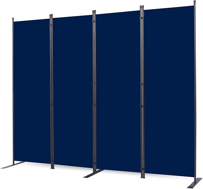 CHOSENM Room Divider, 4 Panel Folding Privacy Screens by CHOSENM