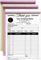 Custom Carbonless Sales Invoice Form Books by Unknown