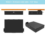 QiaoYoubang 2U Server Cabinet Case 19 Inch Rack Mount Lockable Drawer - Image 3