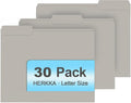 File Folder, HERKKA 30 Pack 1/3 Cut Tab File Folders, File Folders Great by HERKKA