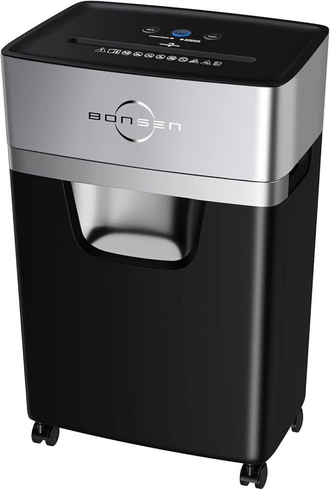 BONSEN 16-Sheet Heavy Duty Paper Shredder by BONSEN