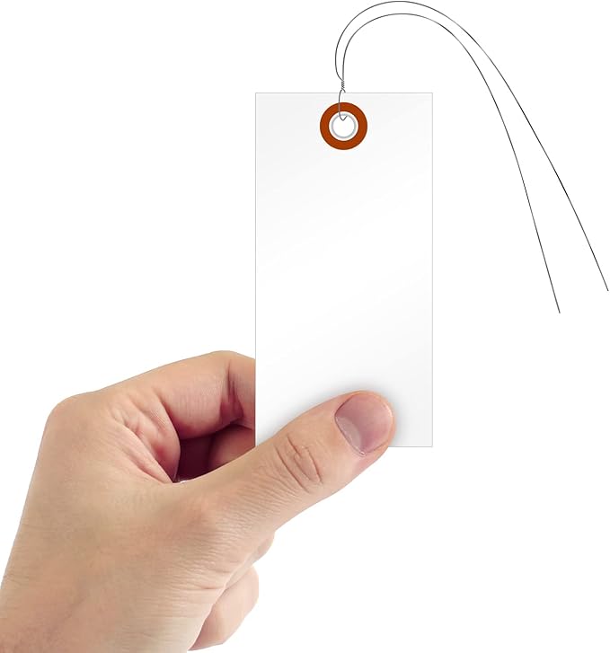 SmartSign Blank White Shipping Tags - Image 2
