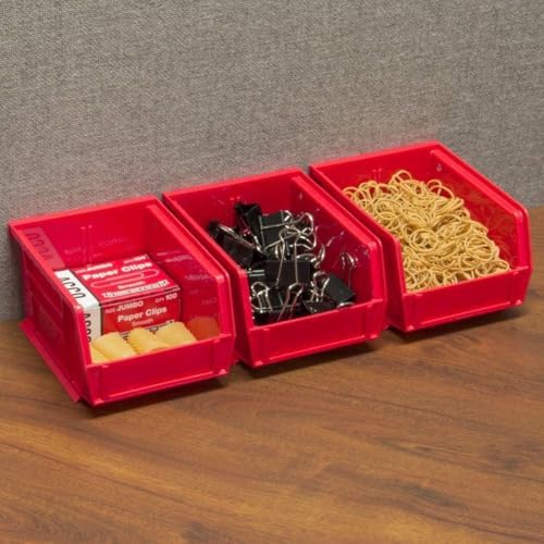 Akro-Mils 30210 AkroBins Plastic Storage Bin Hanging Stacking Containers, (5-...