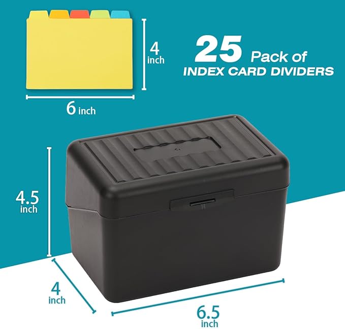 H4D Index Card Holder 4x6 Inches - Image 3