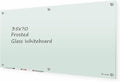 J&J worldwide Glass Whiteboard 6' x 3', Frosted Glass Dry Erase Board by JJworldwide