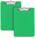 2 PCS Green Plastic Clipboard by TFDLCGzm