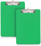 2 PCS Green Plastic Clipboard by TFDLCGzm