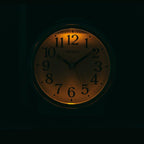 seiko clock kr518s alarm clock, automatic lighting, analog showing dimensions
