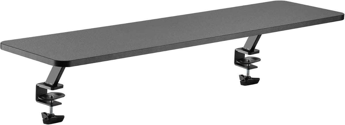 Kantek Ergonomic Mounted Computer Monitor Riser Stand, Floating Desk Shelf, C...