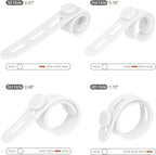 Donruby 24Pcs Silicone Cable Ties - Image 3