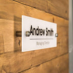 Personalized Office Door Sign, Custom Acrylic Name Plate - Image 3