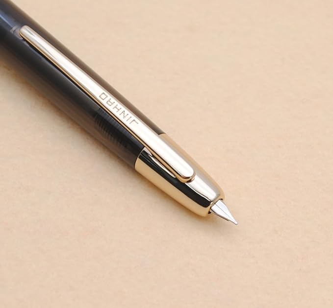 JINHAO 20 Press Fountain Pen, Retractable Capless Resin Pen - Image 2