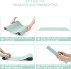YSAGi Non-Slip Leather Desk Pad L Size, Waterproof Laptop Computer Desk - Image 6