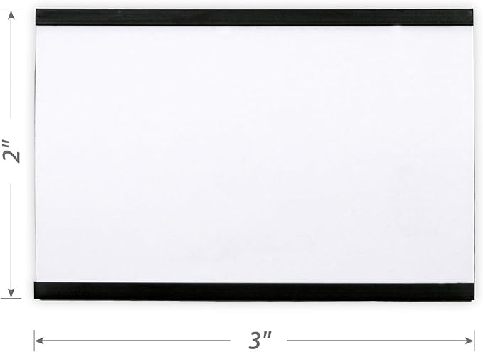 SmartSign Magnetic 'C' Channel Label Holders | 2" x 3" - Image 5