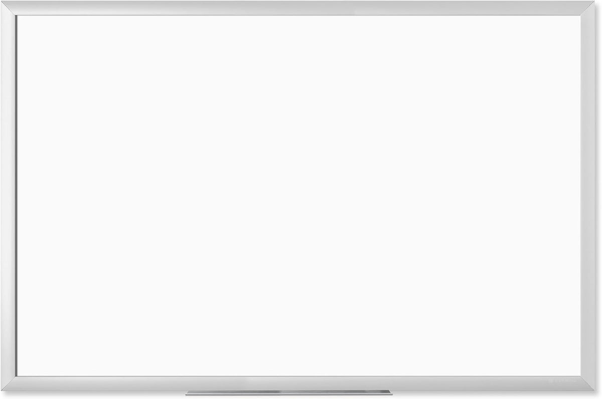 U Brands Magnetic Whiteboard, 36" x 24", Wall Mounted Dry Erase Boa...