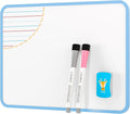 LOUKIN Small Dry Erase Lapboard, 9 x 12 Inch Double Sided, Seamless Frame Design by LOUKIN