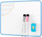 LOUKIN Small Dry Erase Lapboard, 9 x 12 Inch Double Sided, Seamless Frame Design by LOUKIN