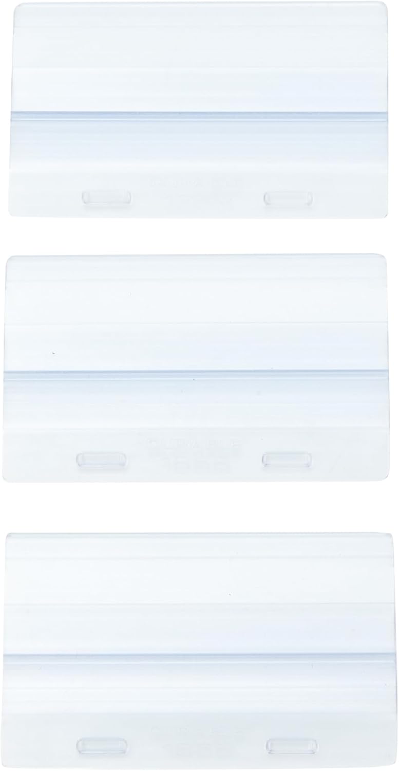Durable 186819 Slider Files for Filing Cabinet 25 Pieces Plastic Clear