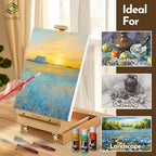 conda premium wooden sketch box easel - adjustable, view 9