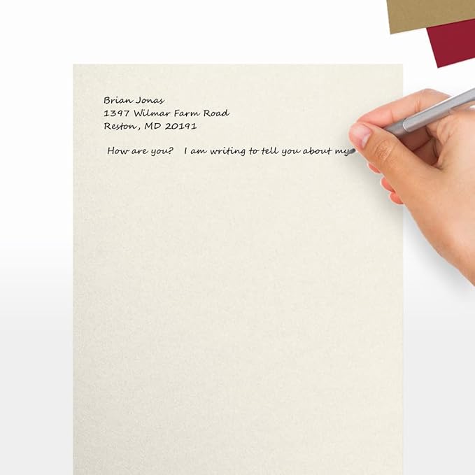LUXPaper 8.5" x 11" Cardstock | Letter Size | Quartz Metallic | 105lb. Cover | - Image 5