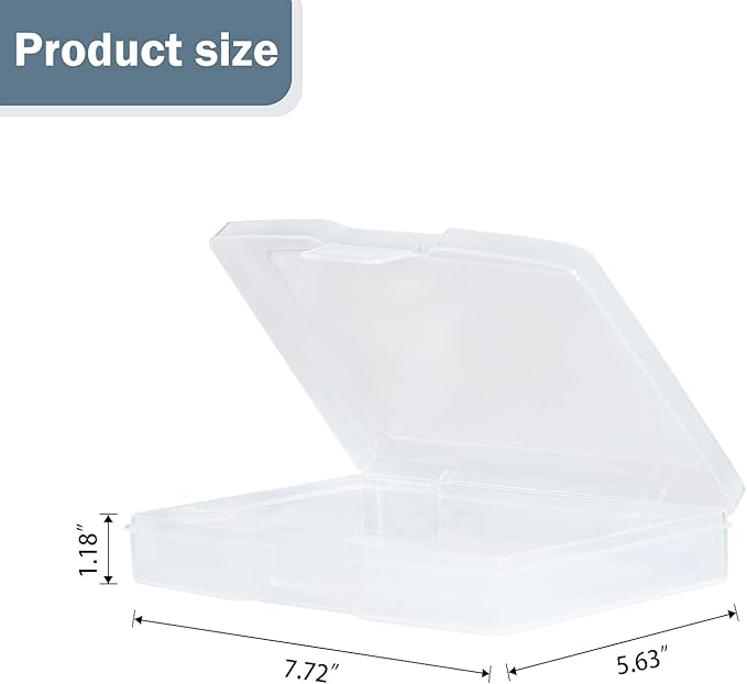Party Club of America Transparent 5" x 7" Photo Storage Boxes - Image 2
