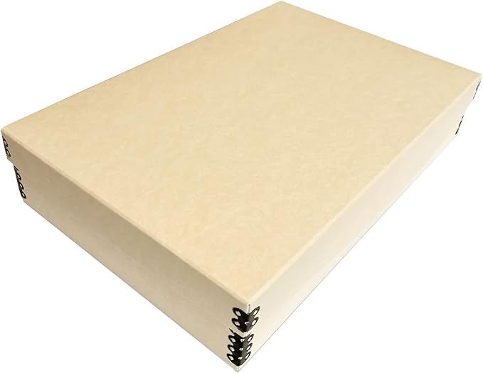 Lineco Museum Archival Storage Box, 11.75x17.75x3.75 in. Drop Front Design. by Lineco