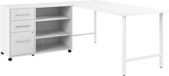 Bush Business Furniture Hustle 72W x 30D Computer Desk and Storage Cabinet by BushBusinessFurniture