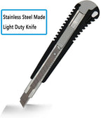 WEKOIL 9mm Snap Off Utility Knife 3 Pack High Hardness Retractable Box Cutters - Image 2