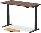UPLIFTDESK V3 2-Leg Walnut Laminate Wood Standing Desk – Adjustable Height by UPLIFTDESK
