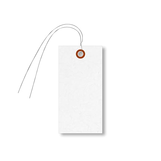 SmartSign Blank White Shipping Tags by SmartSign