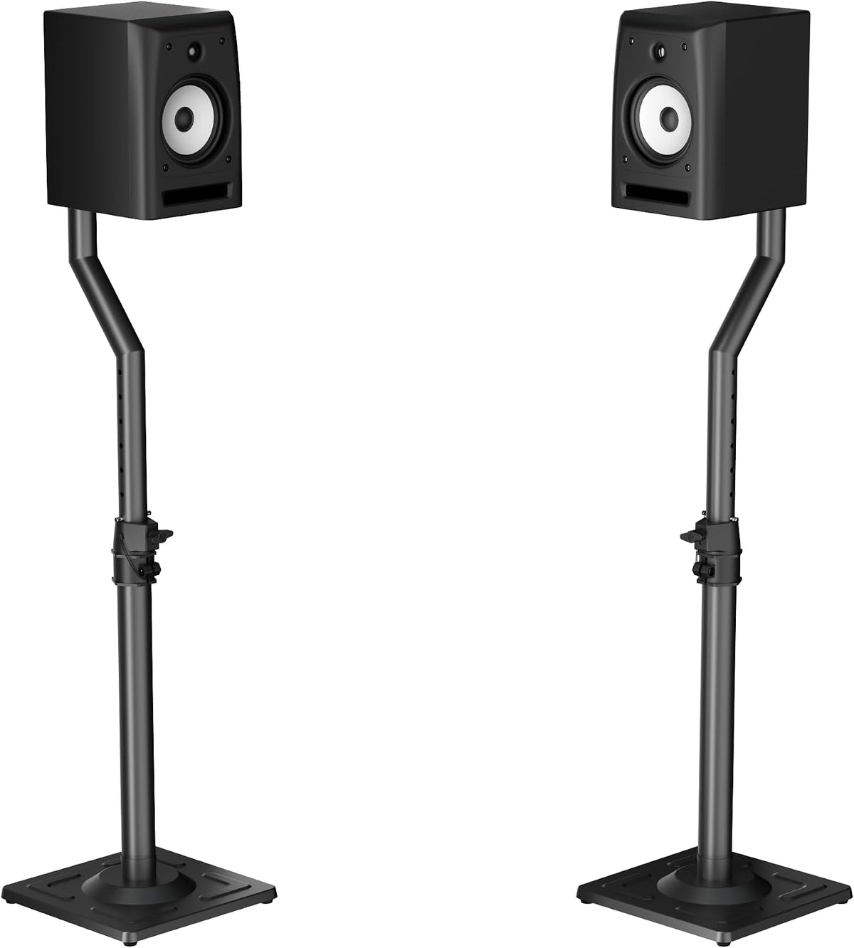 suptek Universal Speaker Stands Pair for Surround Sound - Floor Speaker Stand...