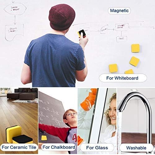 Dry Erase Erasers, 36 Pack Magnetic Whiteboard Eraser Chalkboard Eraser Dry - Image 7